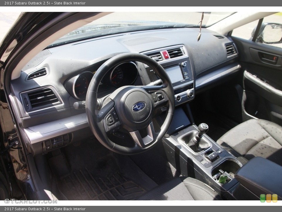 Slate Black Interior Front Seat for the 2017 Subaru Outback 2.5i #144268552