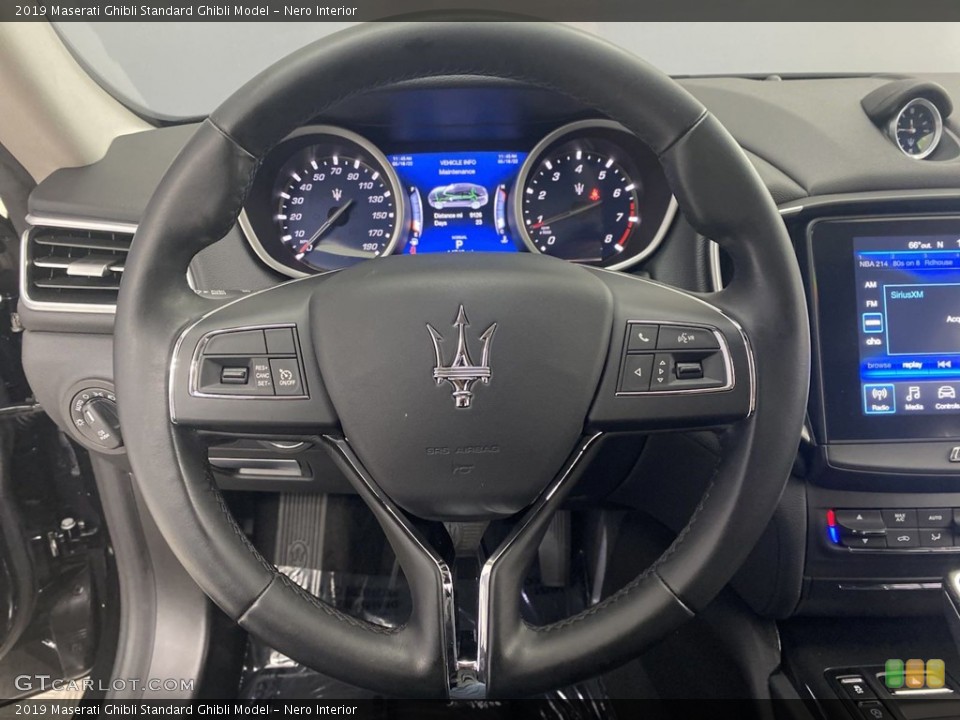 Nero Interior Steering Wheel for the 2019 Maserati Ghibli  #144269866
