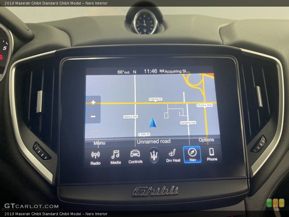 Nero Interior Navigation for the 2019 Maserati Ghibli  #144269923