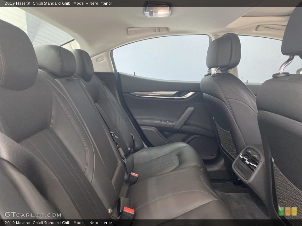 Nero Interior Rear Seat for the 2019 Maserati Ghibli  #144270049