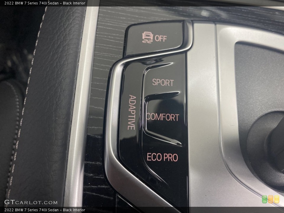 Black Interior Controls for the 2022 BMW 7 Series 740i Sedan #144270292