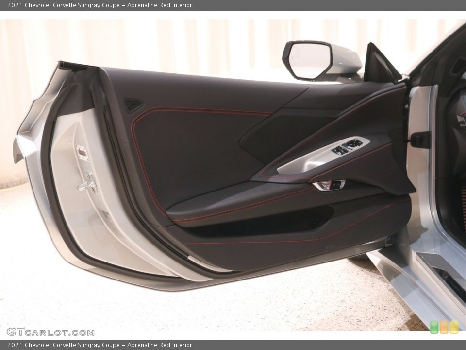 Adrenaline Red Interior Door Panel for the 2021 Chevrolet Corvette Stingray Coupe #144272515
