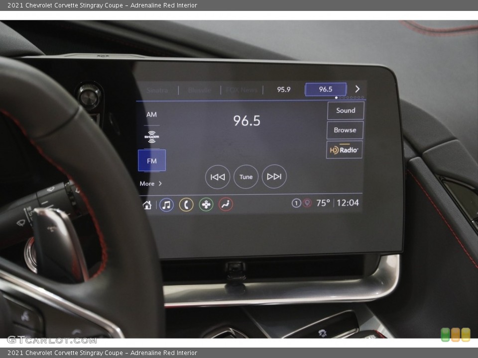 Adrenaline Red Interior Controls for the 2021 Chevrolet Corvette Stingray Coupe #144272533
