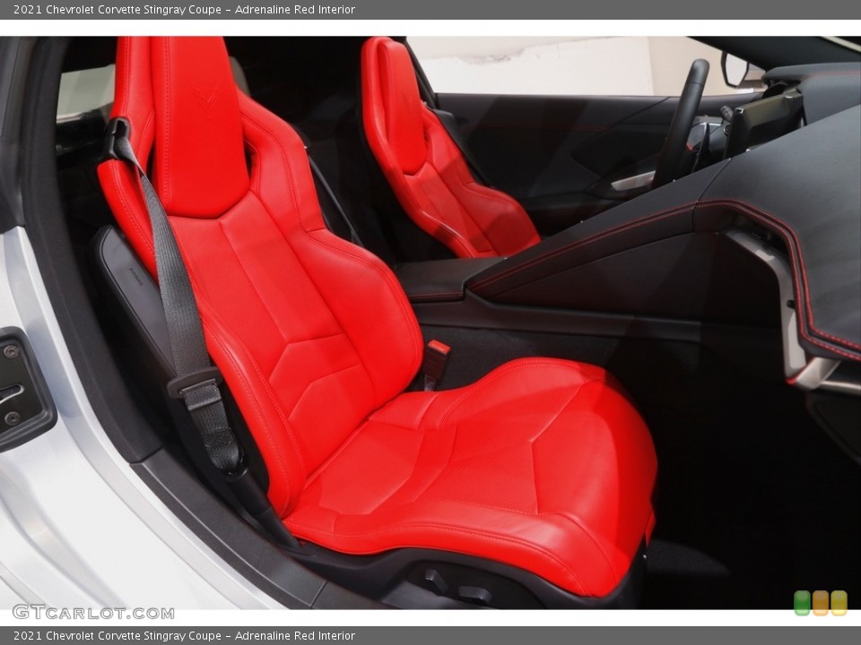 Adrenaline Red Interior Front Seat for the 2021 Chevrolet Corvette Stingray Coupe #144272554