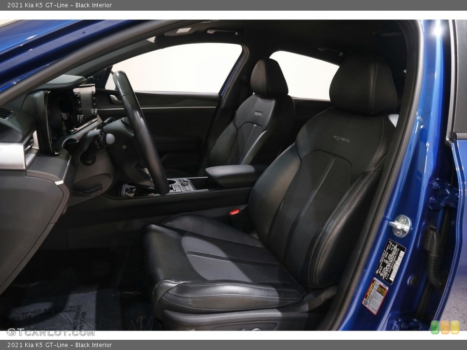 Black Interior Front Seat for the 2021 Kia K5 GT-Line #144273364