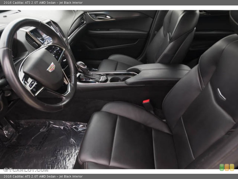 Jet Black Interior Front Seat for the 2016 Cadillac ATS 2.0T AWD Sedan #144274309