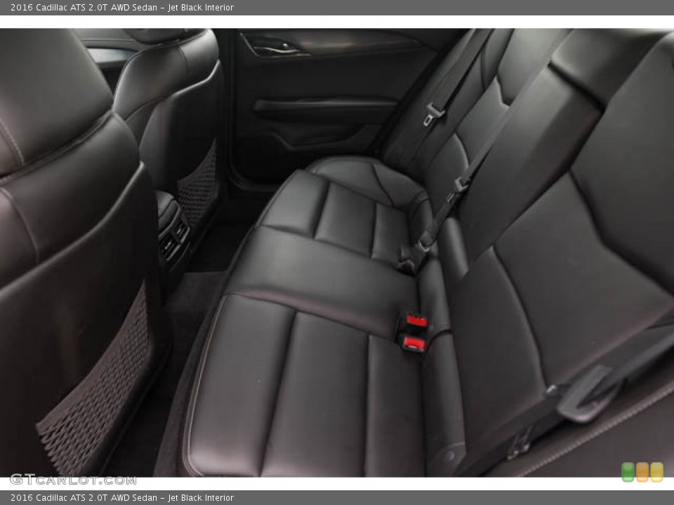 Jet Black Interior Rear Seat for the 2016 Cadillac ATS 2.0T AWD Sedan #144274327