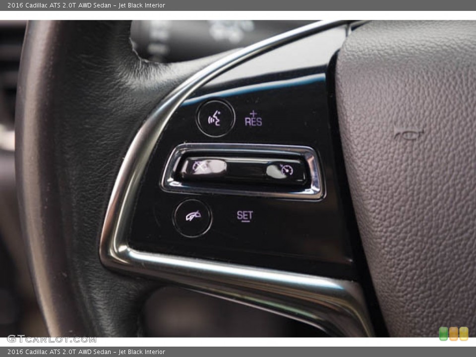Jet Black Interior Steering Wheel for the 2016 Cadillac ATS 2.0T AWD Sedan #144274525