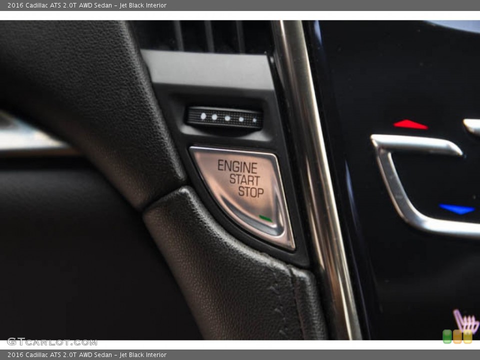 Jet Black Interior Controls for the 2016 Cadillac ATS 2.0T AWD Sedan #144274585