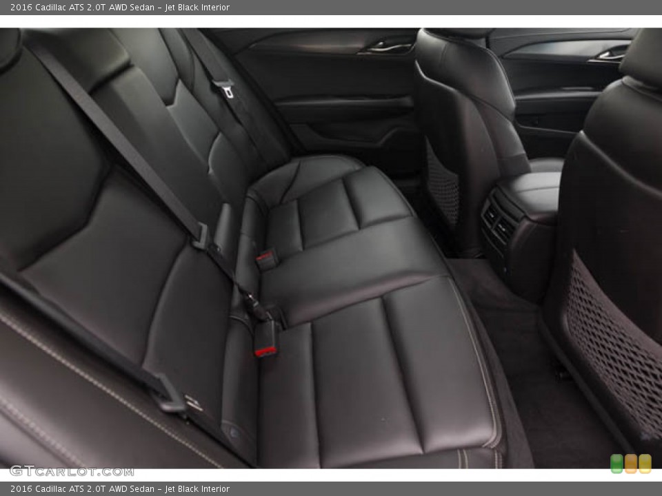 Jet Black Interior Rear Seat for the 2016 Cadillac ATS 2.0T AWD Sedan #144274663