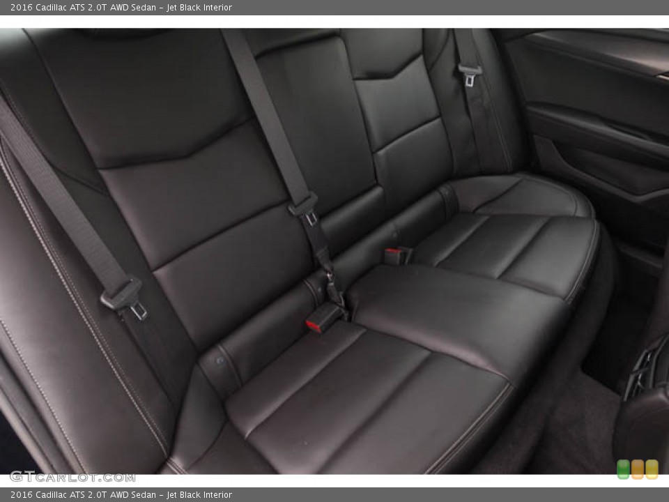 Jet Black Interior Rear Seat for the 2016 Cadillac ATS 2.0T AWD Sedan #144274669