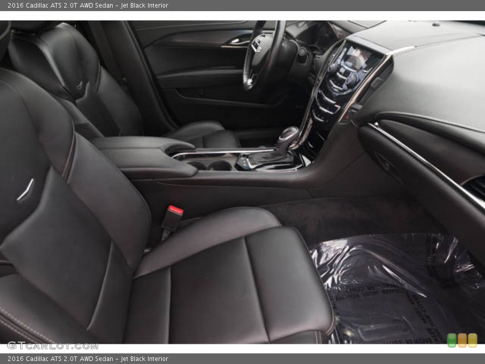 Jet Black Interior Front Seat for the 2016 Cadillac ATS 2.0T AWD Sedan #144274687