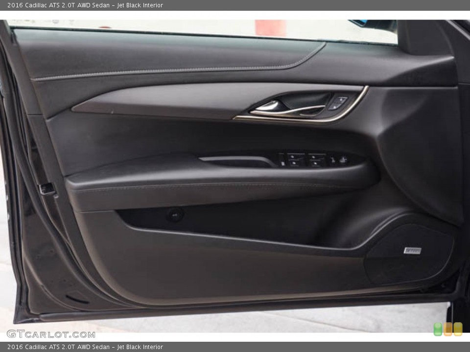 Jet Black Interior Door Panel for the 2016 Cadillac ATS 2.0T AWD Sedan #144274747