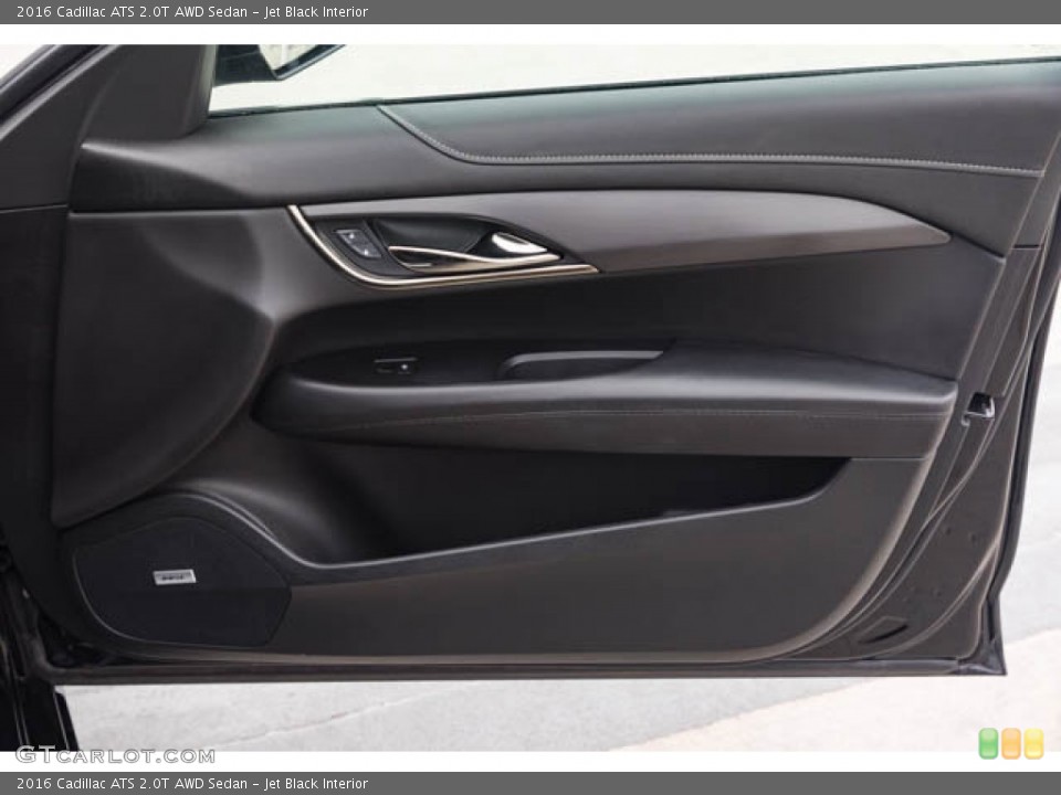 Jet Black Interior Door Panel for the 2016 Cadillac ATS 2.0T AWD Sedan #144274804
