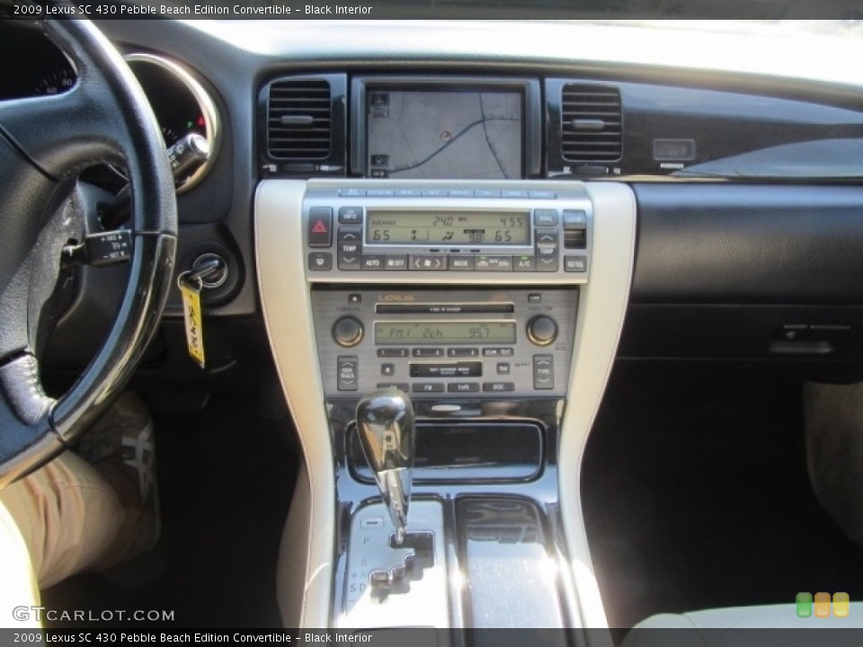Black Interior Dashboard for the 2009 Lexus SC 430 Pebble Beach Edition Convertible #144274819