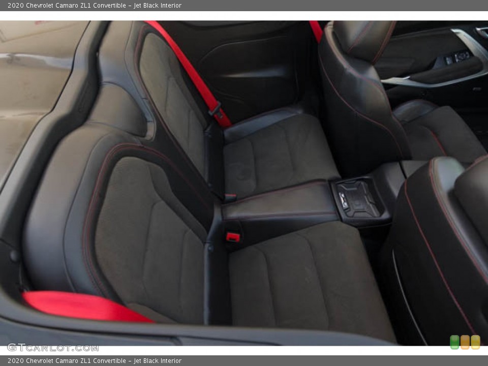 Jet Black Interior Rear Seat for the 2020 Chevrolet Camaro ZL1 Convertible #144275356