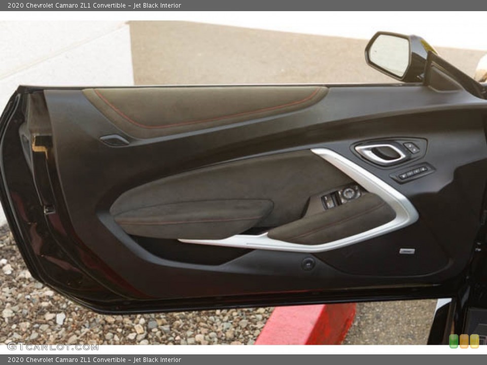 Jet Black Interior Door Panel for the 2020 Chevrolet Camaro ZL1 Convertible #144275464