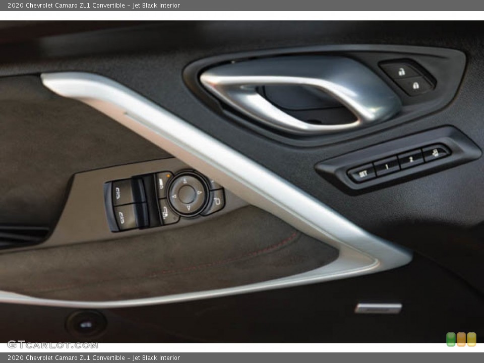 Jet Black Interior Door Panel for the 2020 Chevrolet Camaro ZL1 Convertible #144275473