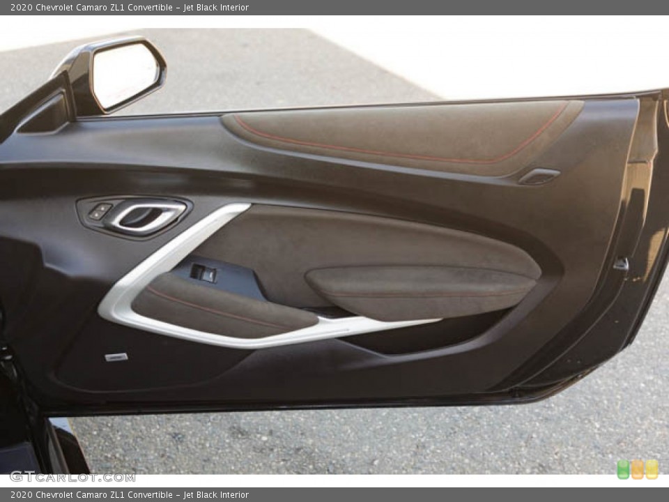 Jet Black Interior Door Panel for the 2020 Chevrolet Camaro ZL1 Convertible #144275494
