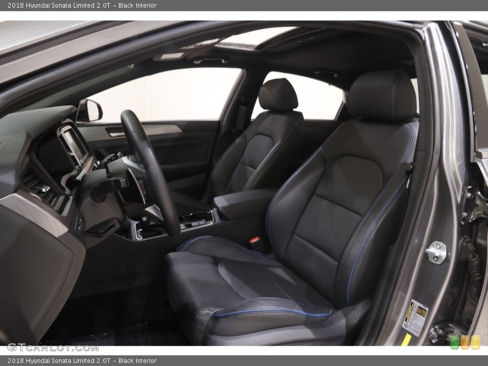 Black Interior Photo for the 2018 Hyundai Sonata Limited 2.0T #144275548
