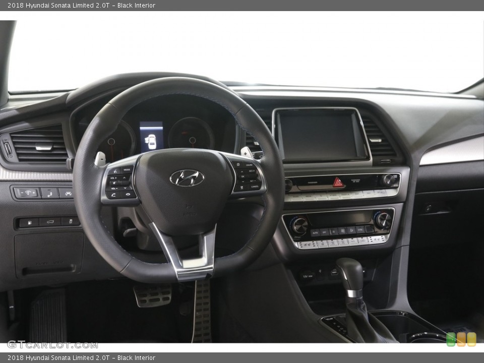 Black Interior Dashboard for the 2018 Hyundai Sonata Limited 2.0T #144275569