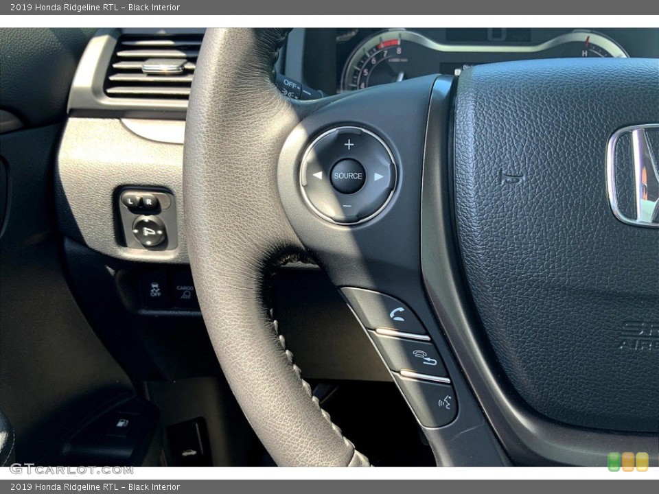 Black Interior Steering Wheel for the 2019 Honda Ridgeline RTL #144278314