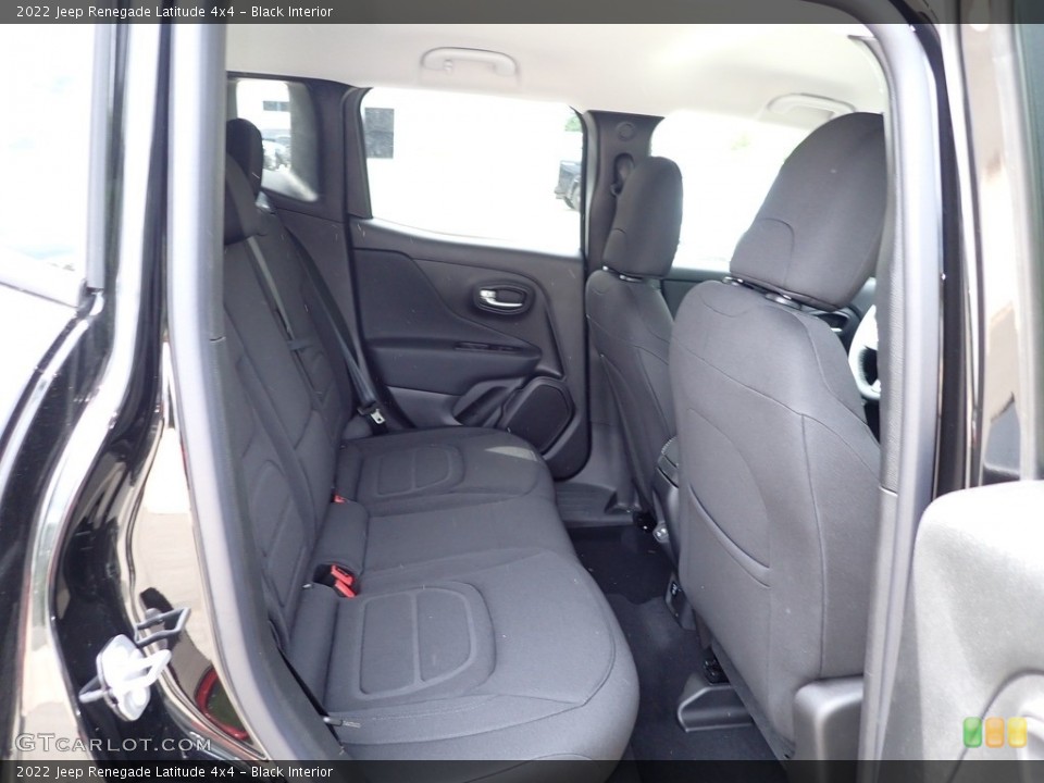 Black Interior Rear Seat for the 2022 Jeep Renegade Latitude 4x4 #144280948