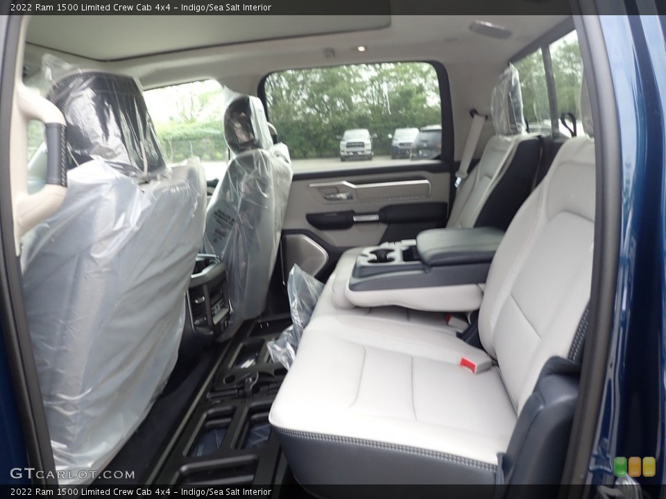 Indigo/Sea Salt Interior Rear Seat for the 2022 Ram 1500 Limited Crew Cab 4x4 #144281923