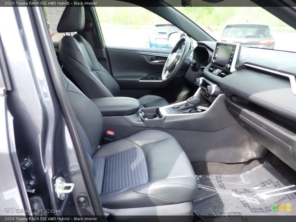 Black Interior Front Seat for the 2020 Toyota RAV4 XSE AWD Hybrid #144282163