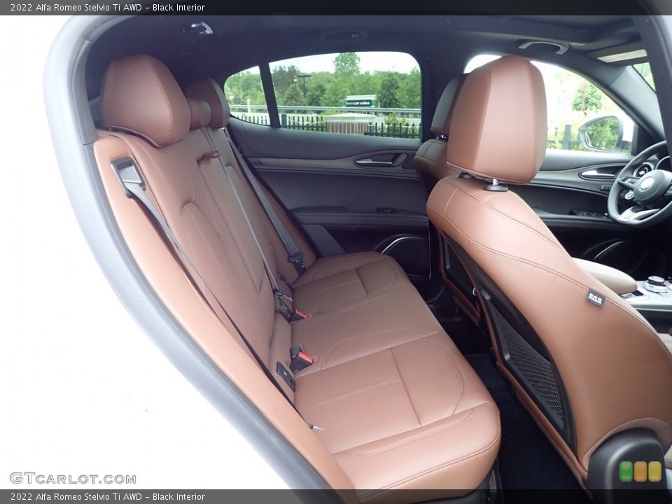Black Interior Rear Seat for the 2022 Alfa Romeo Stelvio Ti AWD #144282301