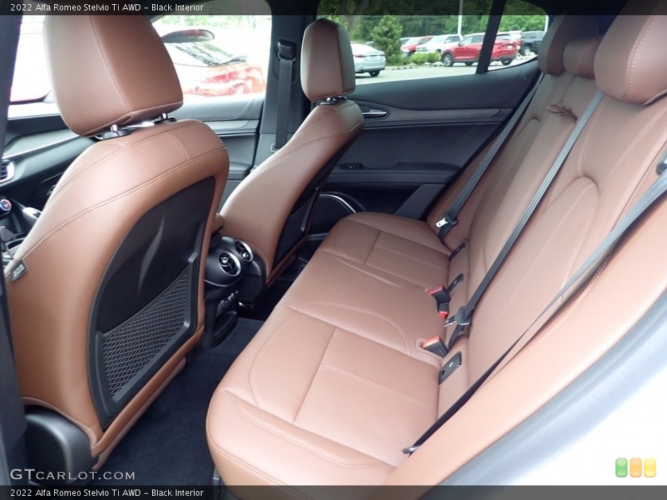 Black Interior Rear Seat for the 2022 Alfa Romeo Stelvio Ti AWD #144282337