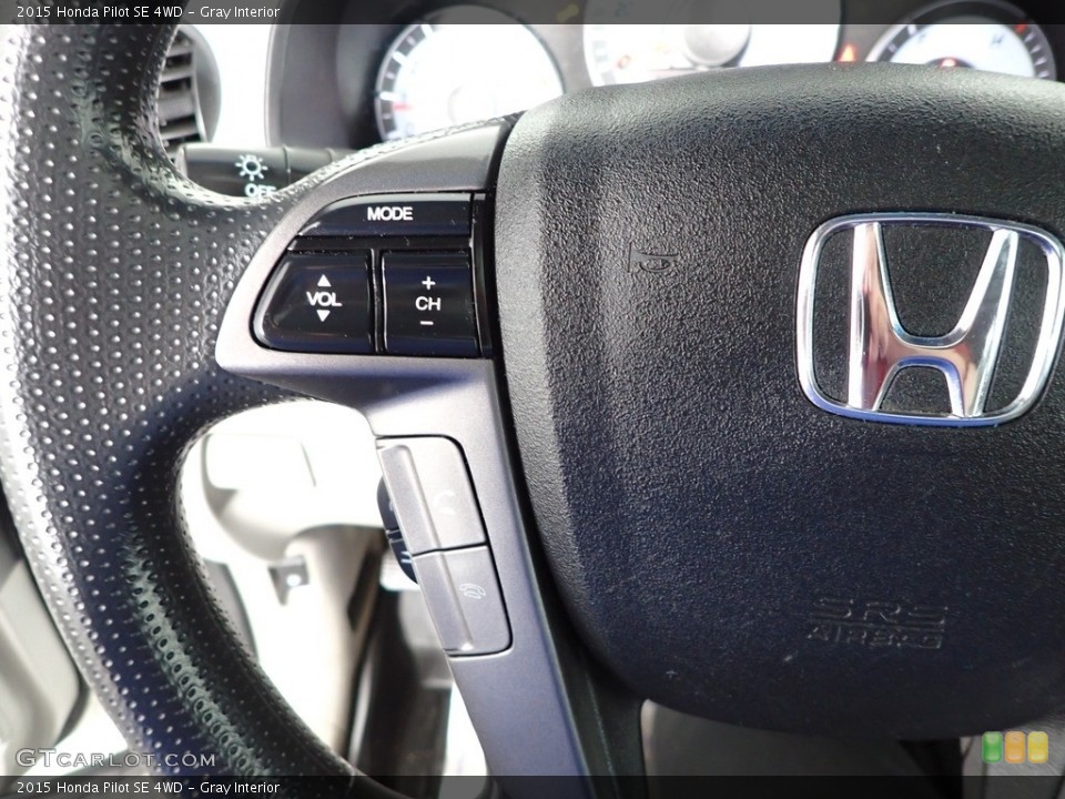 Gray Interior Steering Wheel for the 2015 Honda Pilot SE 4WD #144282358