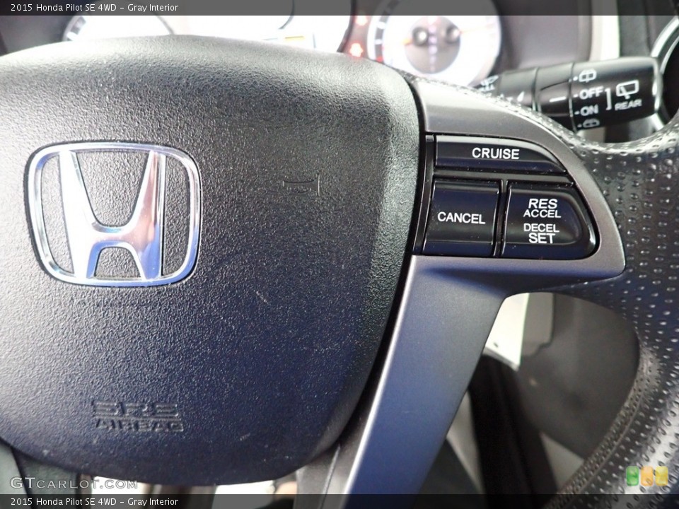 Gray Interior Steering Wheel for the 2015 Honda Pilot SE 4WD #144282388