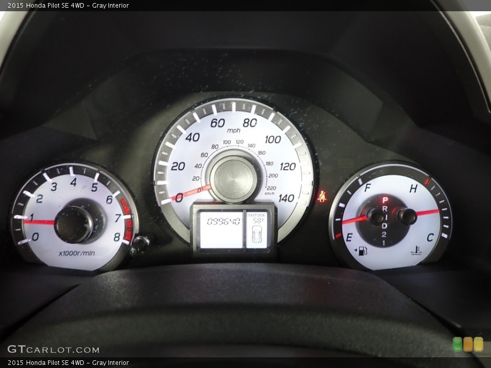 Gray Interior Gauges for the 2015 Honda Pilot SE 4WD #144282406