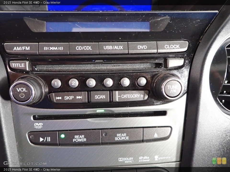 Gray Interior Controls for the 2015 Honda Pilot SE 4WD #144282448