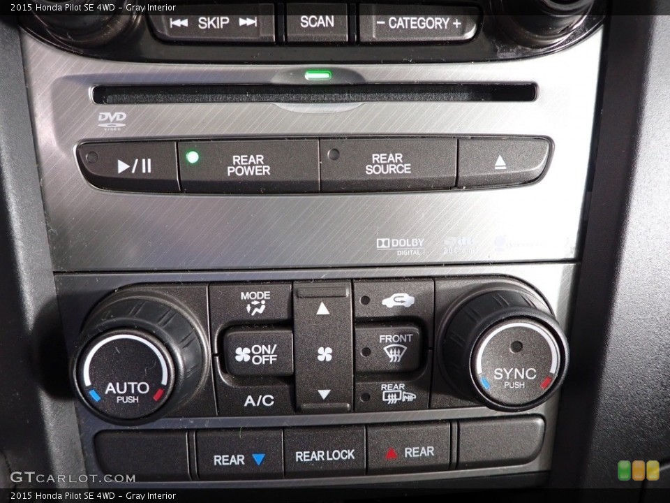 Gray Interior Controls for the 2015 Honda Pilot SE 4WD #144282472