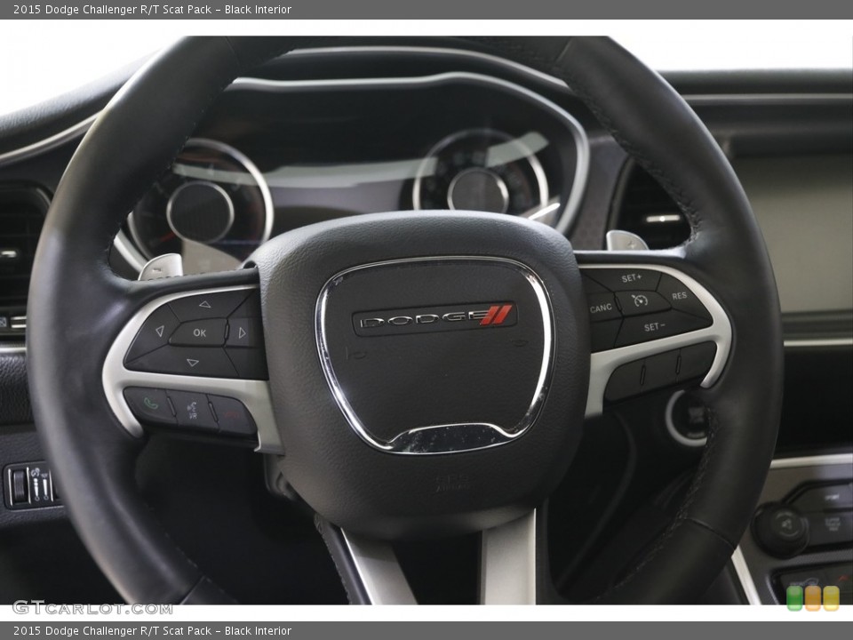 Black Interior Steering Wheel for the 2015 Dodge Challenger R/T Scat Pack #144282628