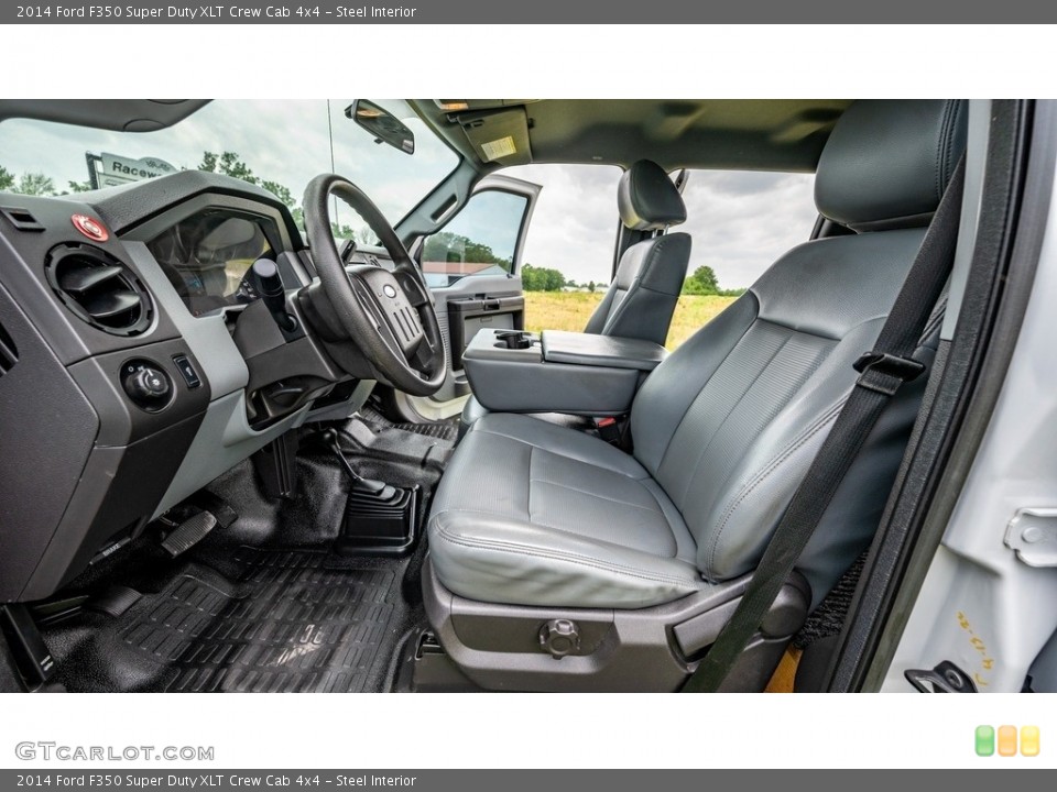 Steel Interior Front Seat for the 2014 Ford F350 Super Duty XLT Crew Cab 4x4 #144284948
