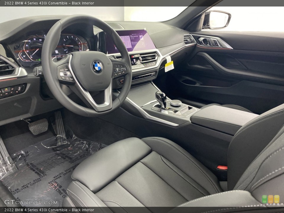 Black Interior Photo for the 2022 BMW 4 Series 430i Convertible #144286744