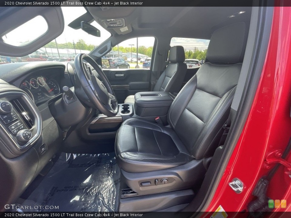 Jet Black Interior Front Seat for the 2020 Chevrolet Silverado 1500 LT Trail Boss Crew Cab 4x4 #144286804