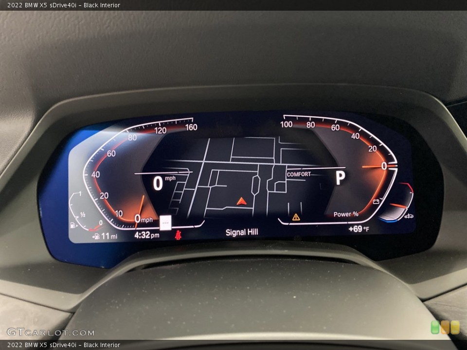 Black Interior Navigation for the 2022 BMW X5 sDrive40i #144287455
