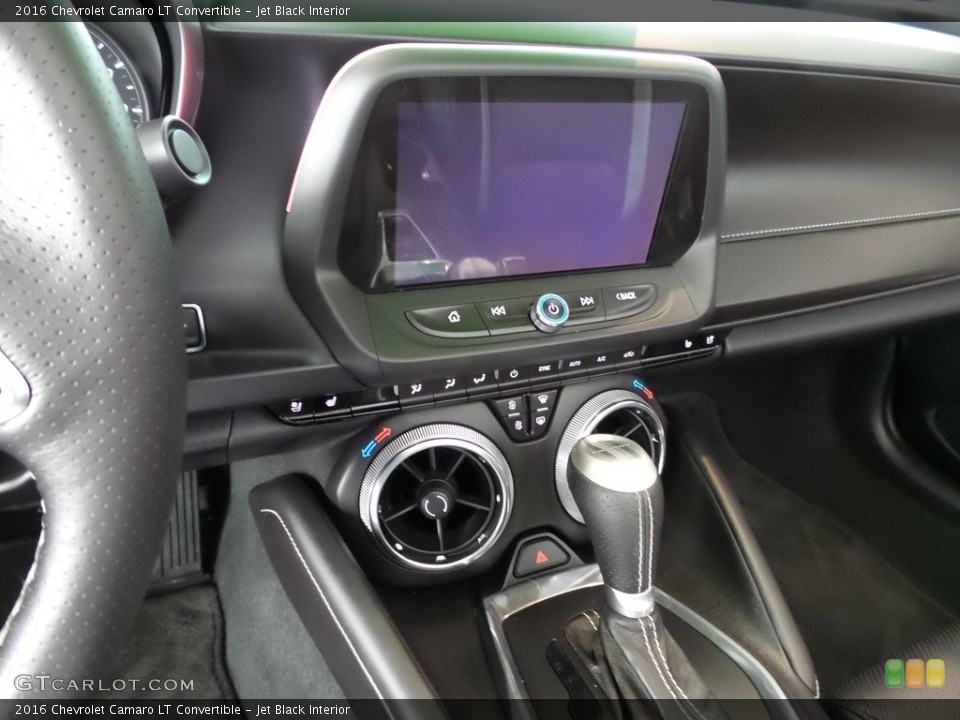 Jet Black Interior Controls for the 2016 Chevrolet Camaro LT Convertible #144287587