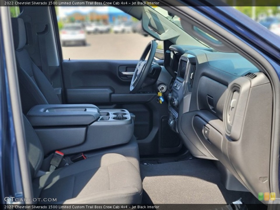 Jet Black Interior Front Seat for the 2022 Chevrolet Silverado 1500 Limited Custom Trail Boss Crew Cab 4x4 #144287710