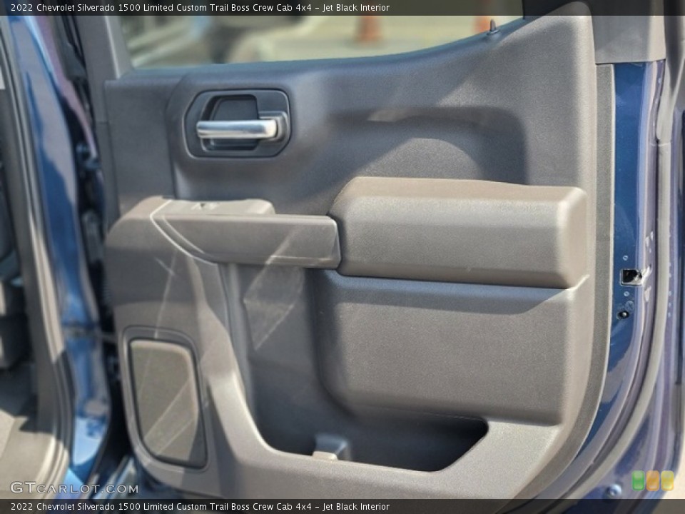 Jet Black Interior Door Panel for the 2022 Chevrolet Silverado 1500 Limited Custom Trail Boss Crew Cab 4x4 #144287728