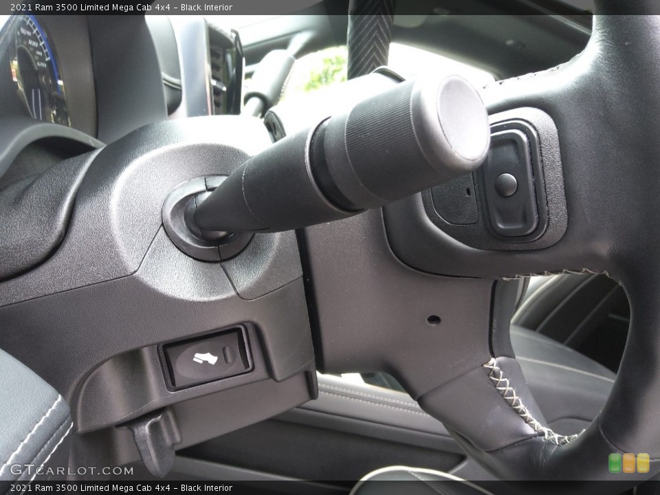 Black Interior Steering Wheel for the 2021 Ram 3500 Limited Mega Cab 4x4 #144287785