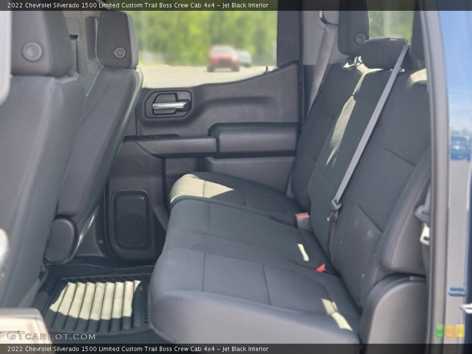 Jet Black Interior Rear Seat for the 2022 Chevrolet Silverado 1500 Limited Custom Trail Boss Crew Cab 4x4 #144287791