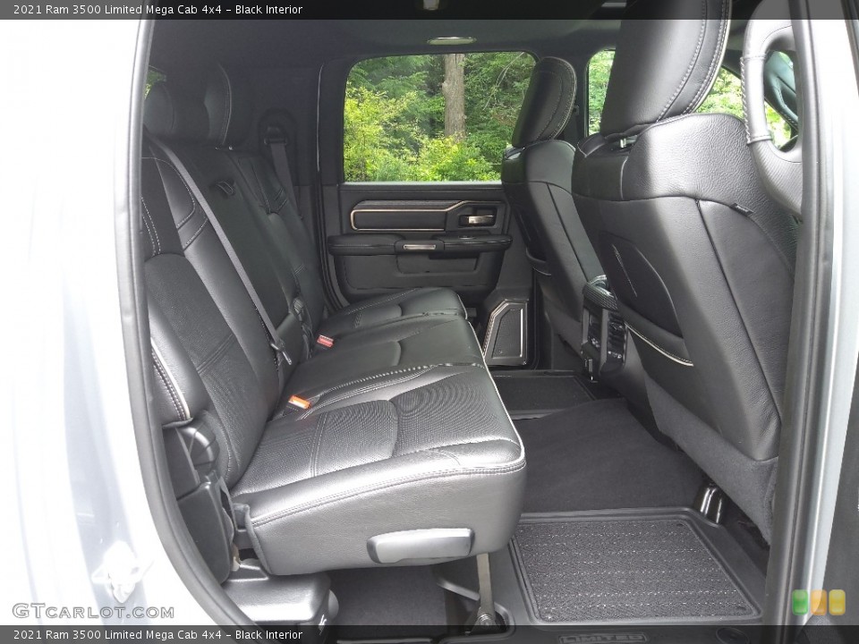 Black Interior Rear Seat for the 2021 Ram 3500 Limited Mega Cab 4x4 #144287878