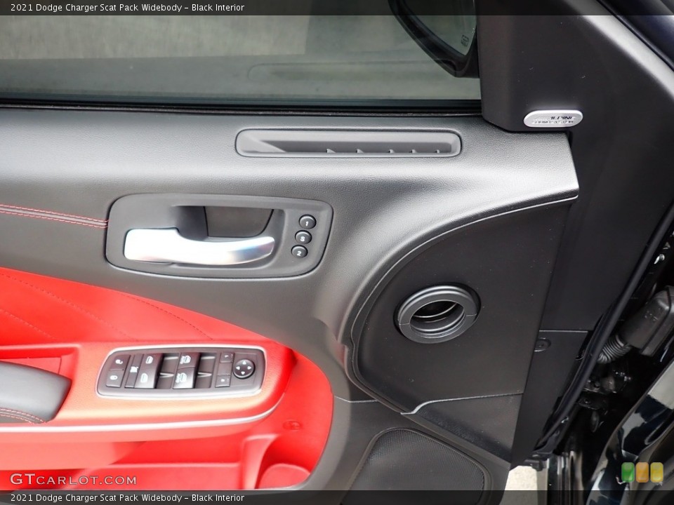 Black Interior Door Panel for the 2021 Dodge Charger Scat Pack Widebody #144289147