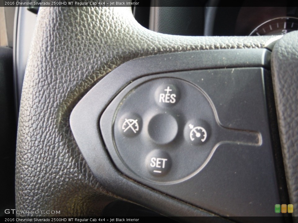 Jet Black Interior Steering Wheel for the 2016 Chevrolet Silverado 2500HD WT Regular Cab 4x4 #144289558