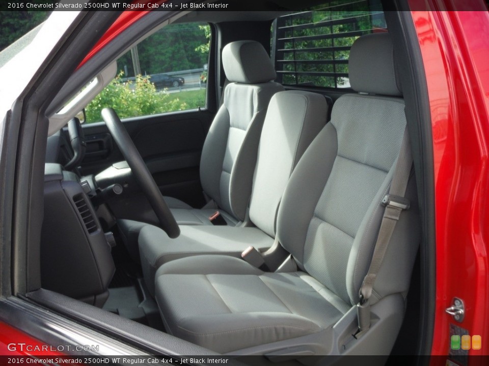 Jet Black Interior Front Seat for the 2016 Chevrolet Silverado 2500HD WT Regular Cab 4x4 #144289831